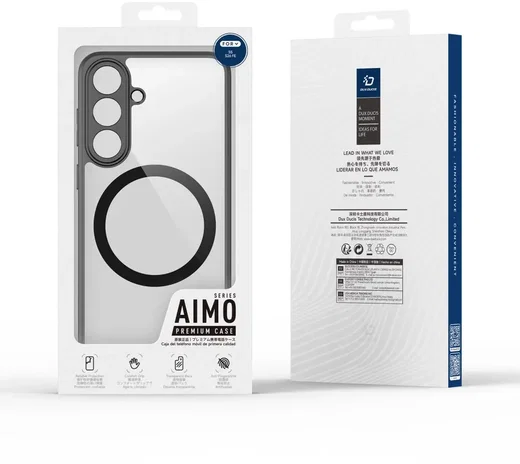 Dux Ducis Aimo Samsung Galaxy S26 FE Hoesje MagSafe Back Cover Zwart afbeelding 11