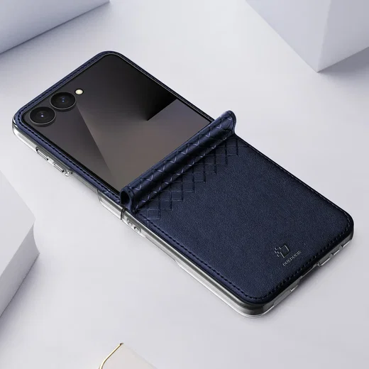 Dux Ducis Bril Samsung Z Flip 8 Hoesje Back Cover Blauw afbeelding 10