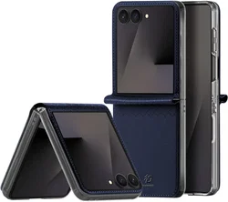 Dux Ducis Bril Samsung Z Flip 8 Hoesje Back Cover Blauw afbeelding