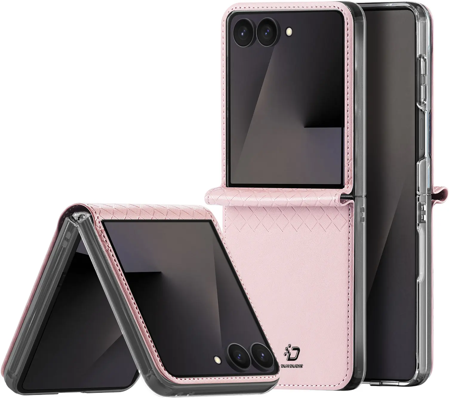 Dux Ducis Bril Samsung Z Flip 8 Hoesje Back Cover Roze afbeelding 1