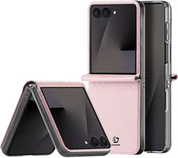Dux Ducis Bril Samsung Z Flip 8 Hoesje Back Cover Roze afbeelding