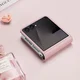 Dux Ducis Bril Samsung Z Flip 8 Hoesje Back Cover Roze afbeelding 10