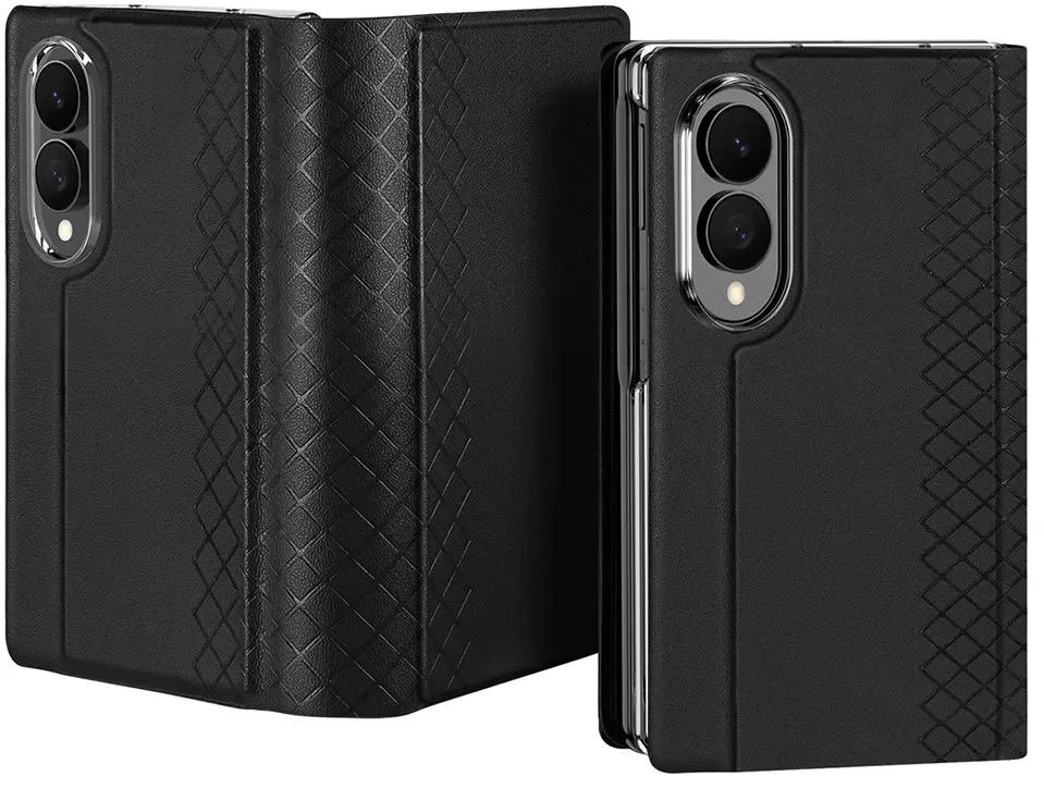 Dux Ducis Bril Samsung Galaxy Z Fold 8 Hoesje Back Cover Zwart afbeelding 3