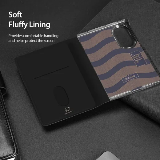 Dux Ducis Bril Samsung Galaxy Z Fold 8 Hoesje Back Cover Zwart afbeelding 10