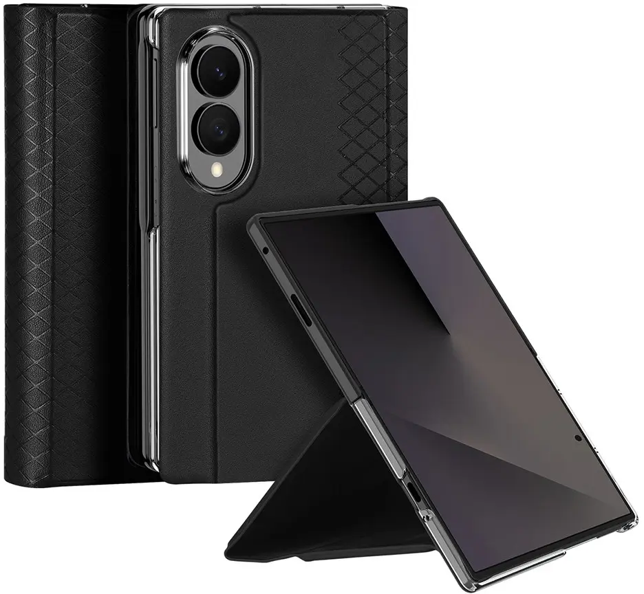 Dux Ducis Bril Samsung Galaxy Z Fold 8 Hoesje Back Cover Zwart afbeelding 1