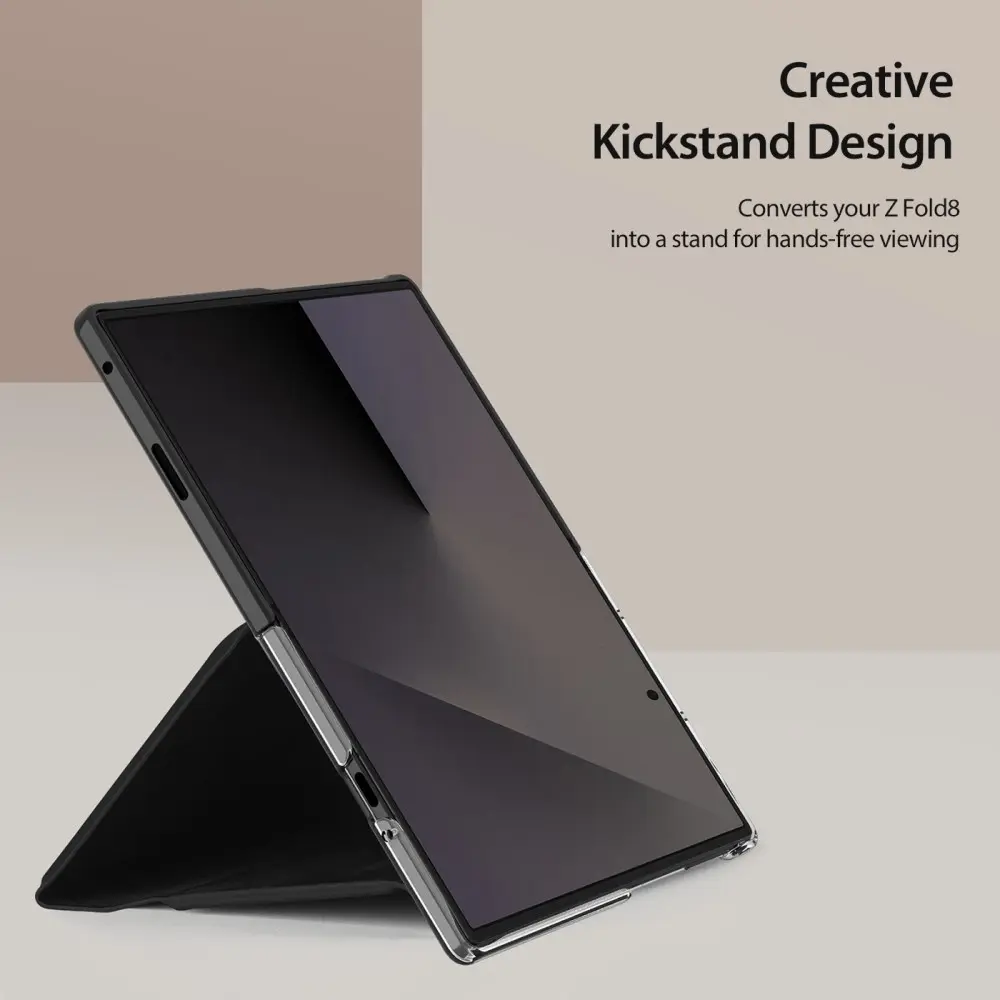 Dux Ducis Bril Samsung Galaxy Z Fold 8 Hoesje Back Cover Zwart afbeelding 7