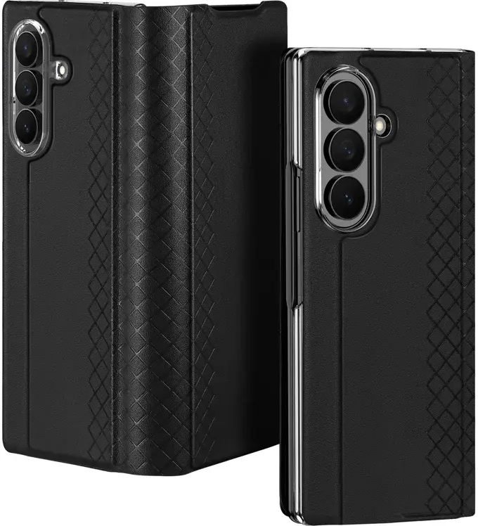 Dux Ducis Bril Samsung Galaxy Z Fold 8 Ultra Hoesje Back Cover Zwart afbeelding 2