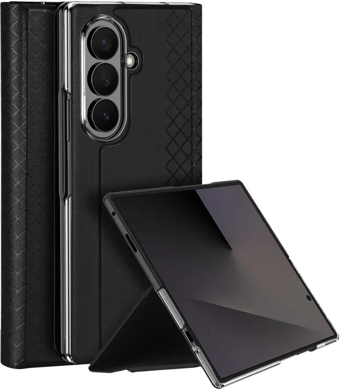 Dux Ducis Bril Samsung Galaxy Z Fold 8 Ultra Hoesje Back Cover Zwart afbeelding 1