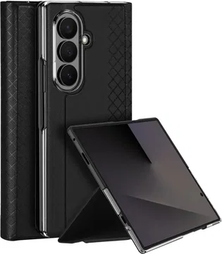 Dux Ducis Bril Samsung Galaxy Z Fold 8 Ultra Hoesje Back Cover Zwart