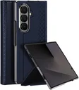 Dux Ducis Bril Samsung Galaxy Z Fold 8 Ultra Hoesje Back Cover Blauw