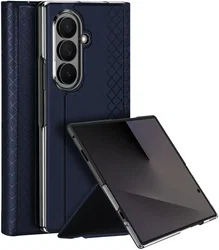 Dux Ducis Bril Samsung Galaxy Z Fold 8 Ultra Hoesje Back Cover Blauw afbeelding