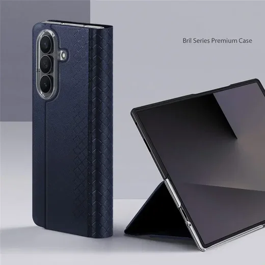 Dux Ducis Bril Samsung Galaxy Z Fold 8 Ultra Hoesje Back Cover Blauw afbeelding 3