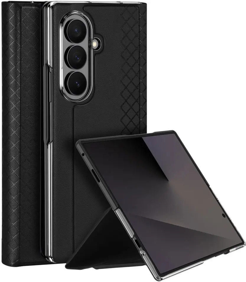 Dux Ducis Bril Samsung Galaxy Z Fold 8 Ultra Hoesje Back Cover Zwart afbeelding 1