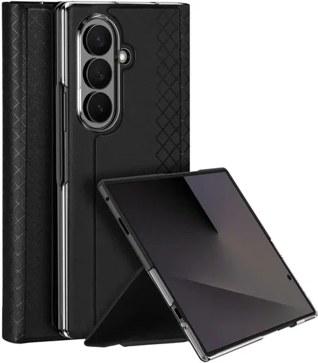 Dux Ducis Bril Samsung Galaxy Z Fold 8 Ultra Hoesje Back Cover Zwart afbeelding 1
