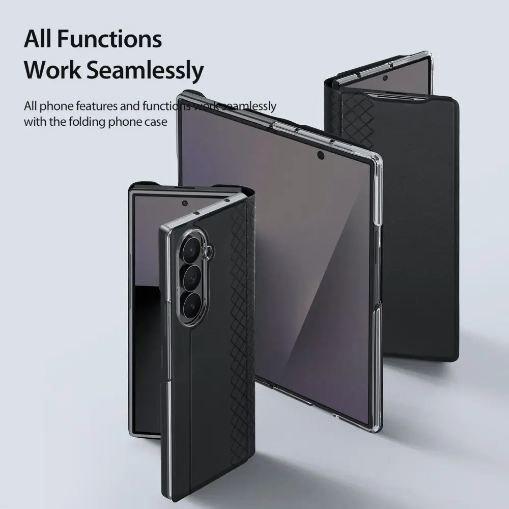 Dux Ducis Bril Samsung Galaxy Z Fold 8 Ultra Hoesje Back Cover Zwart afbeelding 7