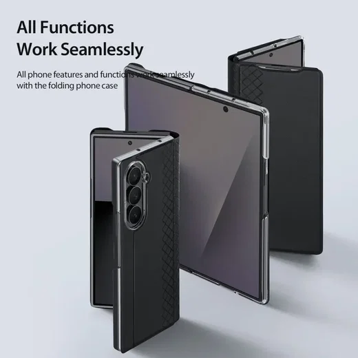 Dux Ducis Bril Samsung Galaxy Z Fold 8 Ultra Hoesje Back Cover Zwart afbeelding 7