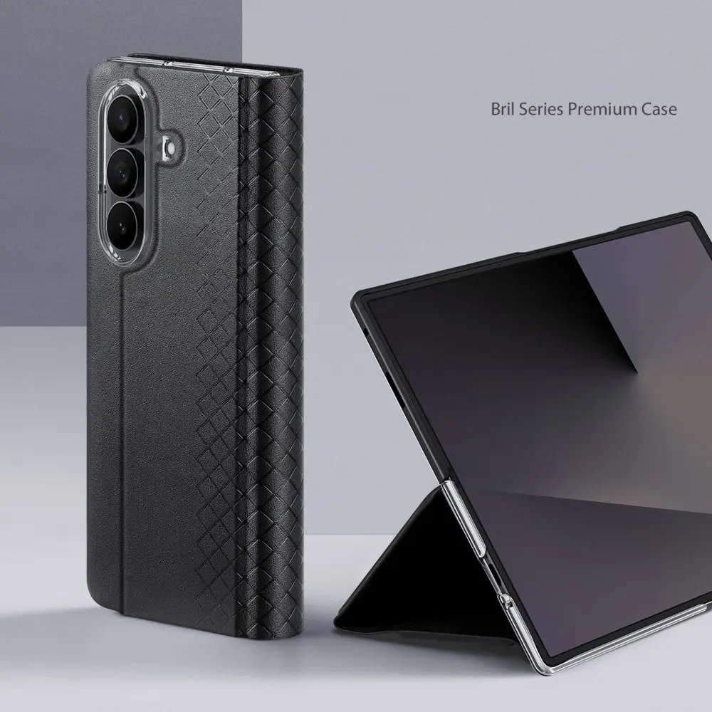 Dux Ducis Bril Samsung Galaxy Z Fold 8 Ultra Hoesje Back Cover Zwart afbeelding 5