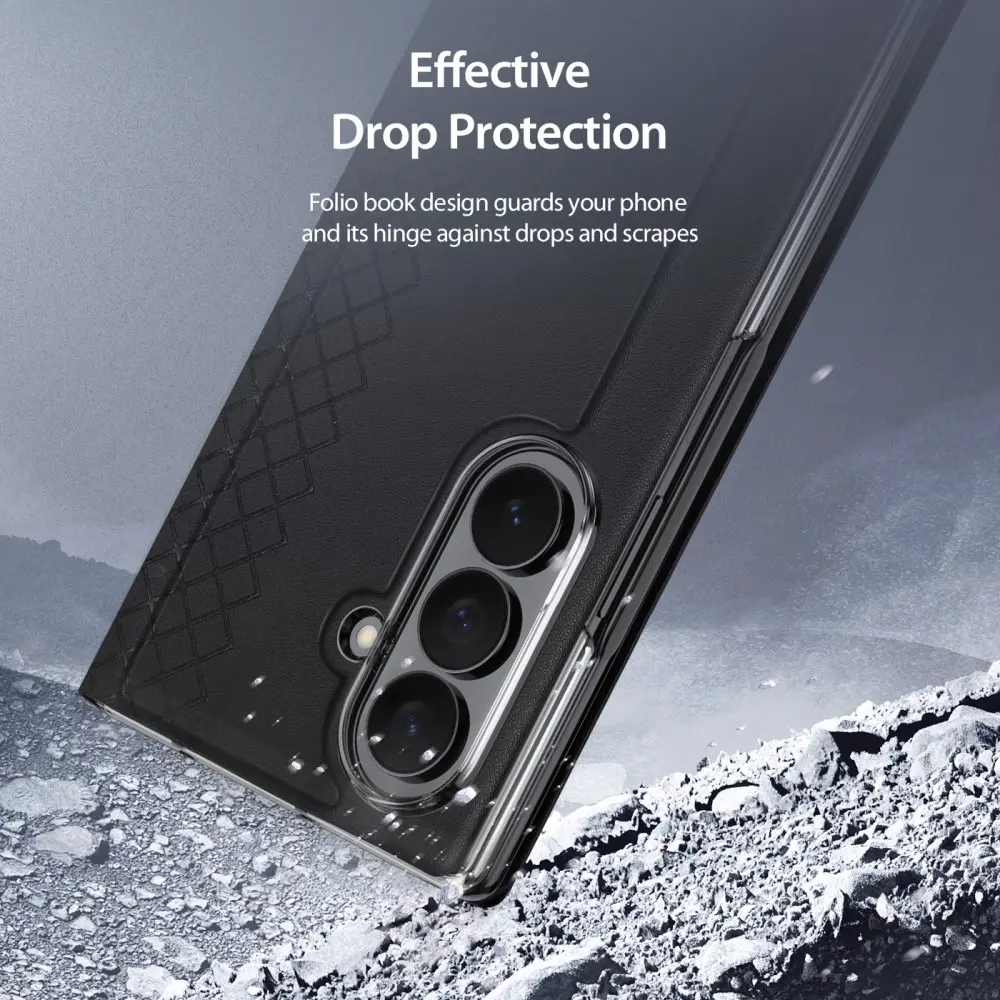Dux Ducis Bril Samsung Galaxy Z Fold 8 Ultra Hoesje Back Cover Zwart afbeelding 10