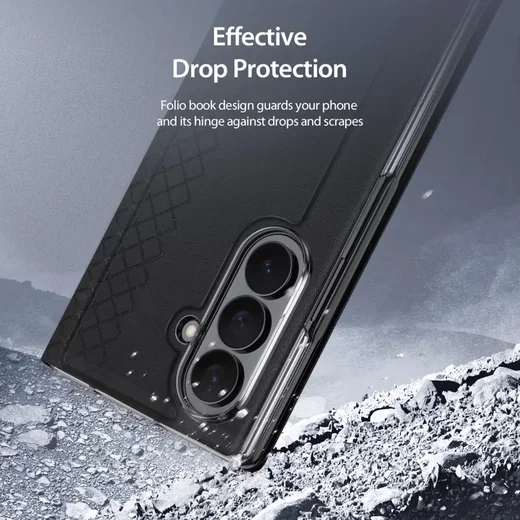 Dux Ducis Bril Samsung Galaxy Z Fold 8 Ultra Hoesje Back Cover Zwart afbeelding 10