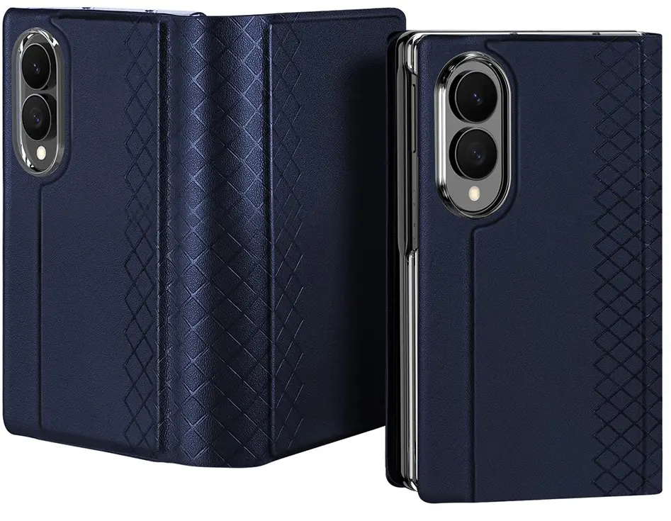 Dux Ducis Bril Samsung Galaxy Z Fold 8 Hoesje Back Cover Blauw afbeelding 2