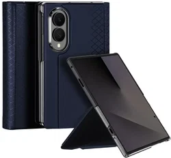 Dux Ducis Bril Samsung Galaxy Z Fold 8 Hoesje Back Cover Blauw afbeelding