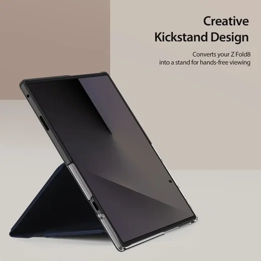 Dux Ducis Bril Samsung Galaxy Z Fold 8 Hoesje Back Cover Blauw afbeelding 6