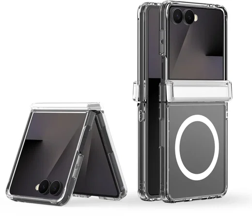 Dux Ducis Clin Samsung Galaxy Z Flip 8 Hoesje MagSafe Back Cover Transparant afbeelding 2