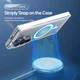 Dux Ducis Clin Samsung Z Fold 8 Ultra Hoesje MagSafe Back Cover Transparant afbeelding 4