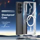 Dux Ducis Clin Samsung Z Fold 8 Ultra Hoesje MagSafe Back Cover Transparant afbeelding 3