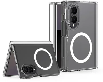 Dux Ducis Clin Samsung Galaxy Z Fold 8 Hoesje MagSafe Back Cover Transparant