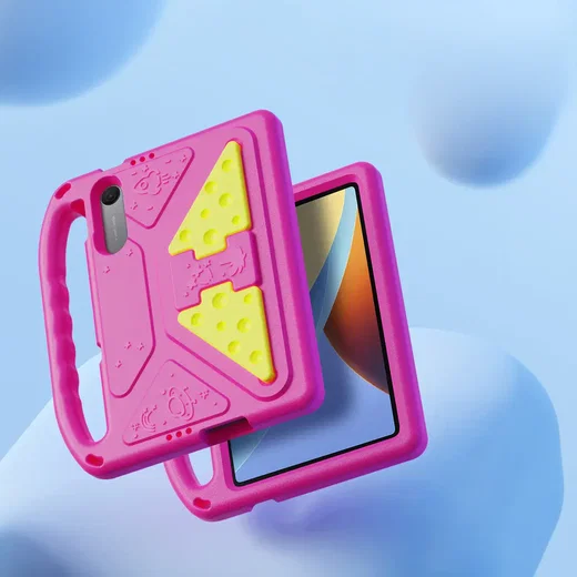 Dux Ducis PUFF Xiaomi Redmi Pad 2 Kinder Tablethoes met Handvat Roze afbeelding 4