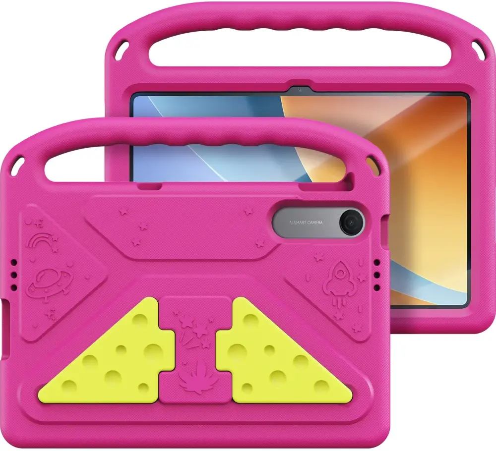 Dux Ducis PUFF Xiaomi Redmi Pad 2 Kinder Tablethoes met Handvat Roze afbeelding 2