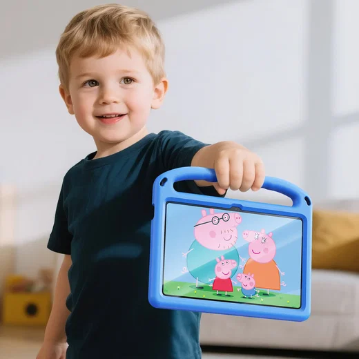 Dux Ducis PUFF Xiaomi Redmi Pad 2 Kinder Tablethoes met Handvat Blauw afbeelding 6