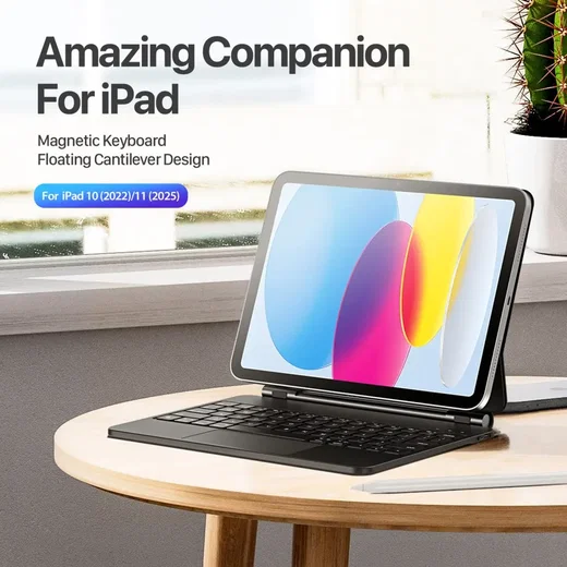 DUX DUCIS Bluetooth toetsenbordhoes iPad 11 / iPad 10,9 - Zwart afbeelding 2