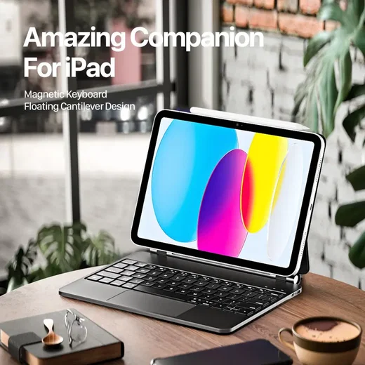 DUX DUCIS Bluetooth toetsenbordhoes iPad 11 / iPad 10,9 - Zwart afbeelding 6