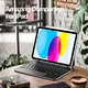 DUX DUCIS Bluetooth toetsenbordhoes iPad 11 / iPad 10,9 - Zwart afbeelding 6