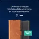 Rosso Deluxe Samsung Galaxy Z Flip 8 Hoesje Echt Leer Book Case Bruin afbeelding 5
