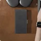 Rosso Deluxe Samsung Galaxy Z Fold 8 Hoesje Echt Leer Book Case Zwart afbeelding 5