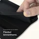 Rosso Deluxe Samsung Galaxy Z Fold 8 Hoesje Echt Leer Book Case Zwart afbeelding 7