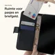 Rosso Deluxe Samsung Galaxy Z Fold 8 Hoesje Echt Leer Book Case Zwart afbeelding 4