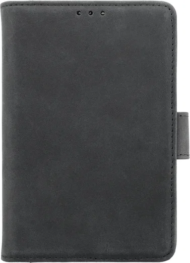 Rosso Deluxe Samsung Galaxy Z Fold 8 Hoesje Echt Leer Book Case Zwart afbeelding 11