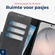 Rosso Deluxe Samsung Galaxy S26 FE Hoesje Echt Leer Book Case Zwart afbeelding 6