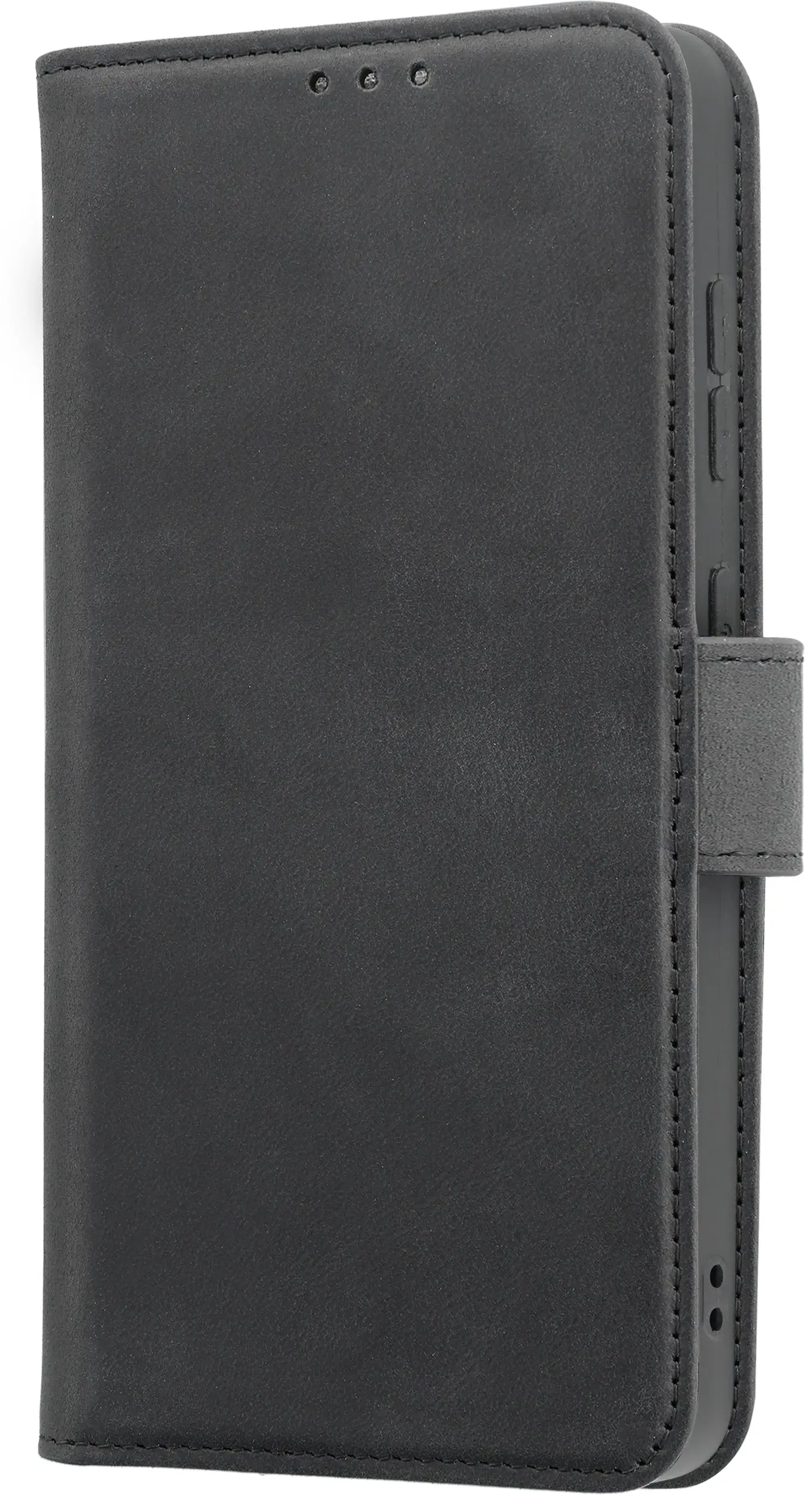 Rosso Deluxe Samsung Galaxy S26 FE Hoesje Echt Leer Book Case Zwart afbeelding 12