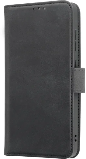 Rosso Deluxe Samsung Galaxy S26 FE Hoesje Echt Leer Book Case Zwart afbeelding 12