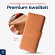 Rosso Deluxe Samsung Galaxy S26 FE Hoesje Echt Leer Book Case Bruin afbeelding 6
