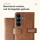 Rosso Element Samsung Galaxy S26 FE Hoesje Book Case Wallet Bruin afbeelding 3