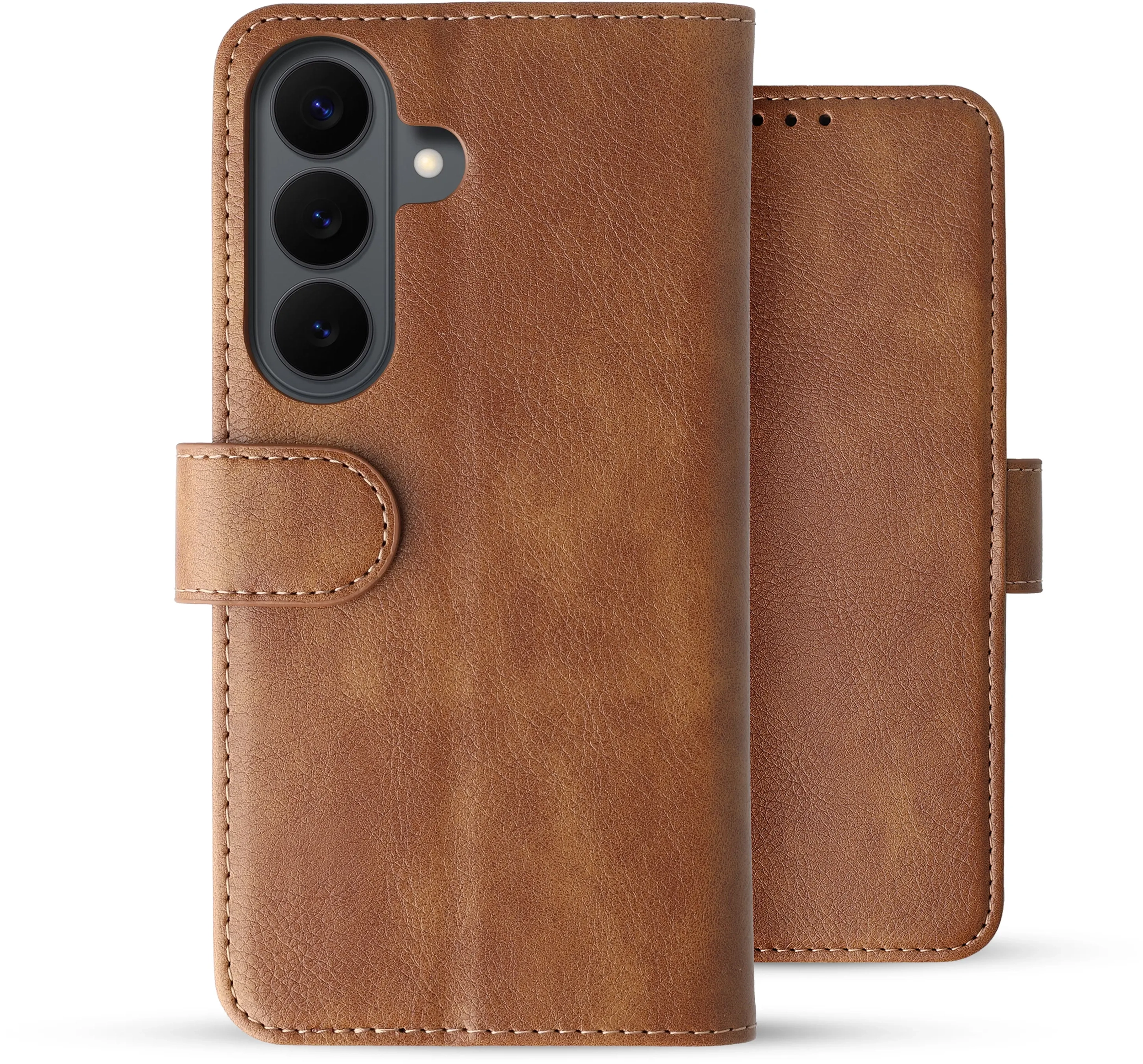 Rosso Element Samsung Galaxy S26 FE Hoesje Book Case Wallet Bruin afbeelding 2