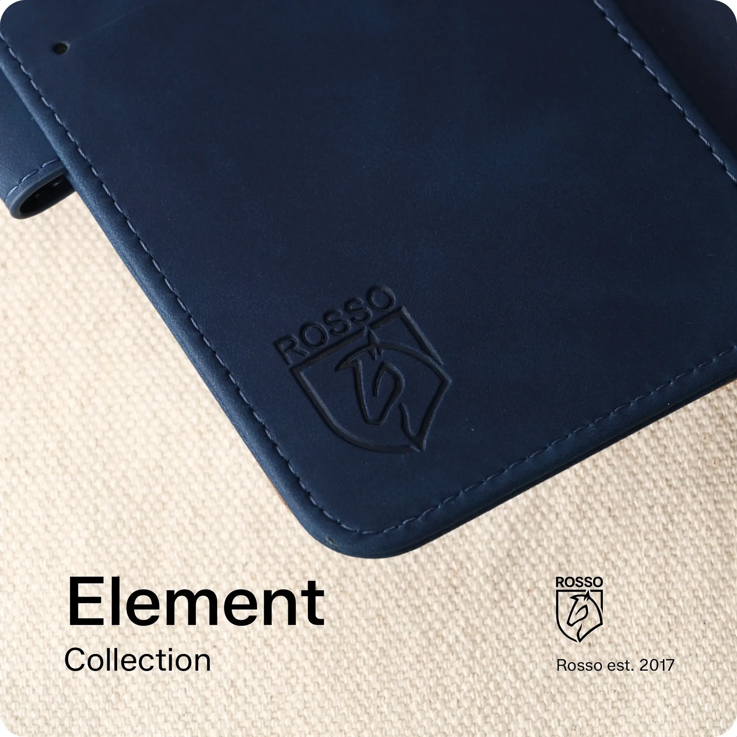 Rosso Element Samsung Galaxy S26 FE Hoesje Book Case Wallet Blauw afbeelding 13