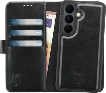 Rosso Element Uitneembaar 2-in-1 Samsung Galaxy S26 FE Hoesje Zwart