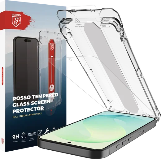 Rosso Samsung Galaxy S26 FE Tempered Glass met Installatietray Dust Removal afbeelding 2